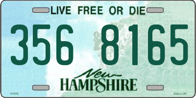 NH license plate 3568165