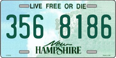NH license plate 3568186