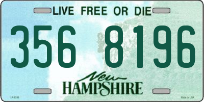 NH license plate 3568196