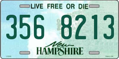 NH license plate 3568213