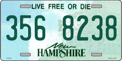 NH license plate 3568238