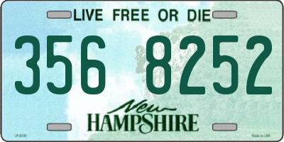 NH license plate 3568252