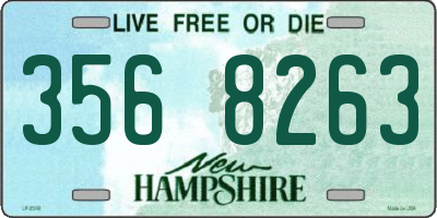 NH license plate 3568263
