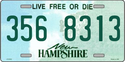 NH license plate 3568313