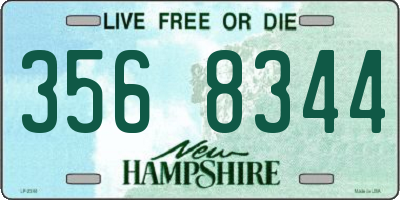 NH license plate 3568344