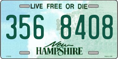 NH license plate 3568408