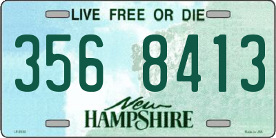 NH license plate 3568413