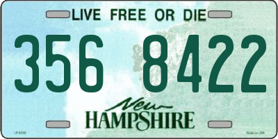 NH license plate 3568422