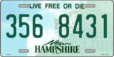 NH license plate 3568431