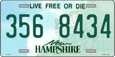 NH license plate 3568434