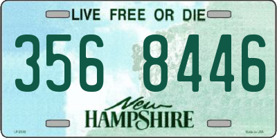 NH license plate 3568446