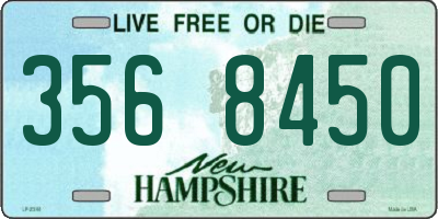 NH license plate 3568450