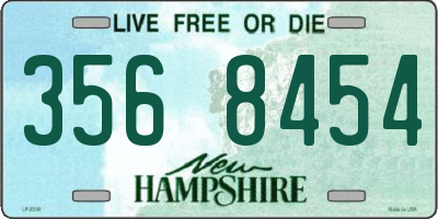 NH license plate 3568454