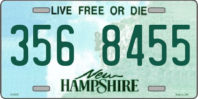 NH license plate 3568455