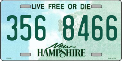 NH license plate 3568466