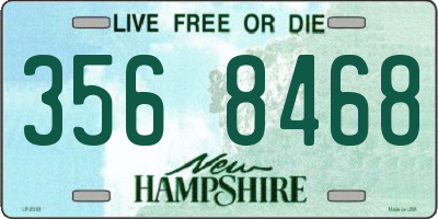 NH license plate 3568468