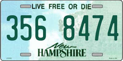 NH license plate 3568474
