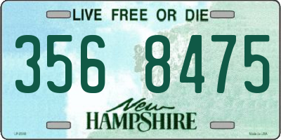 NH license plate 3568475