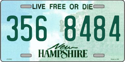 NH license plate 3568484