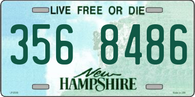 NH license plate 3568486