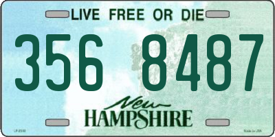 NH license plate 3568487