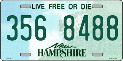 NH license plate 3568488