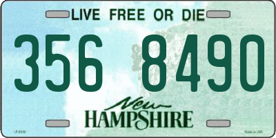 NH license plate 3568490