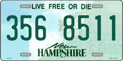 NH license plate 3568511