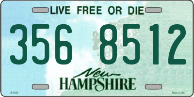 NH license plate 3568512