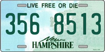 NH license plate 3568513