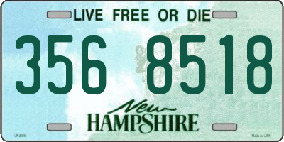 NH license plate 3568518