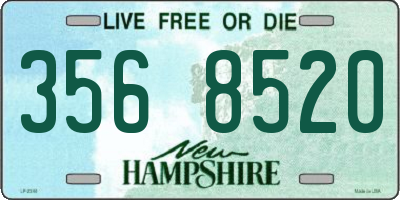 NH license plate 3568520