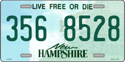 NH license plate 3568528