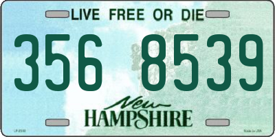 NH license plate 3568539