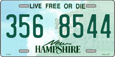NH license plate 3568544