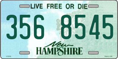 NH license plate 3568545