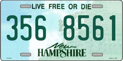 NH license plate 3568561