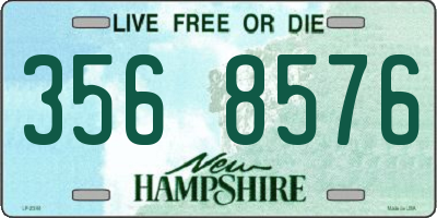 NH license plate 3568576