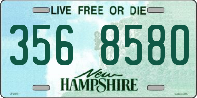 NH license plate 3568580
