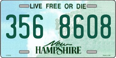 NH license plate 3568608