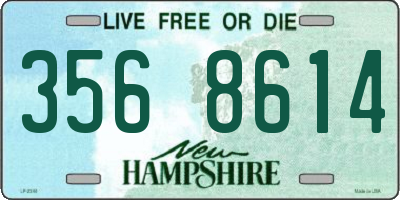 NH license plate 3568614