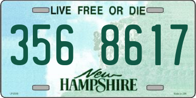 NH license plate 3568617