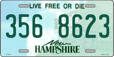 NH license plate 3568623