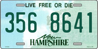 NH license plate 3568641