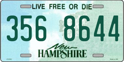 NH license plate 3568644