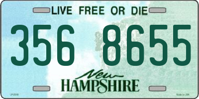 NH license plate 3568655