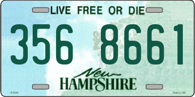 NH license plate 3568661