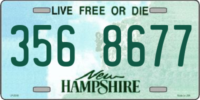 NH license plate 3568677