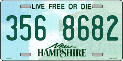 NH license plate 3568682