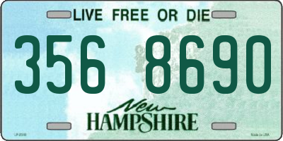 NH license plate 3568690